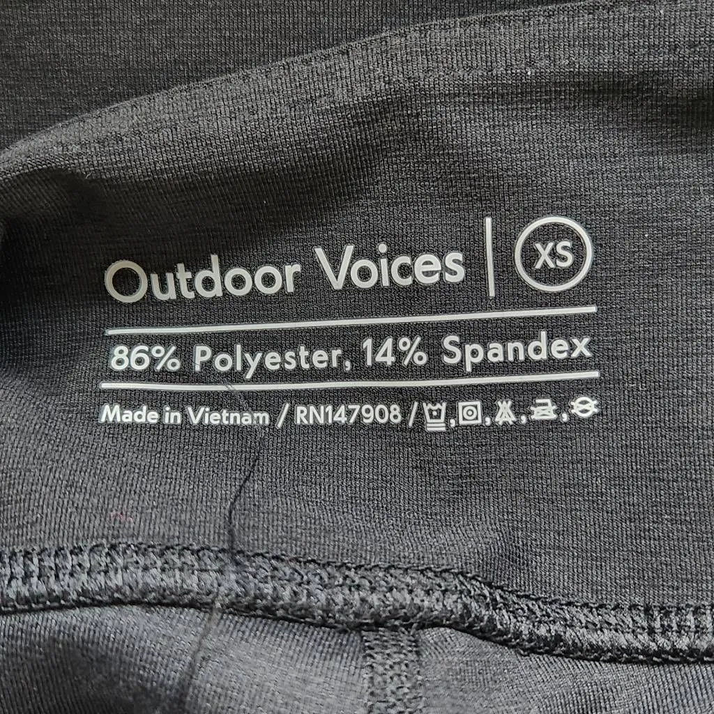 Outdoor Voices Black Athletic Shorts NWT Size XS Black Bike Shorts - Image 6