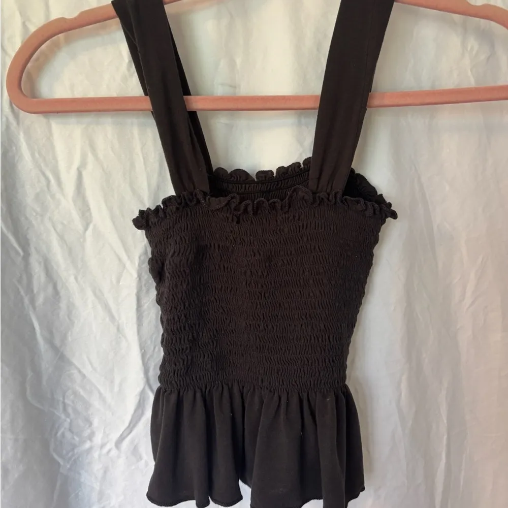 Urban Outfitters Demi Smocked Peplum Tank Size Extra Small - Image 5