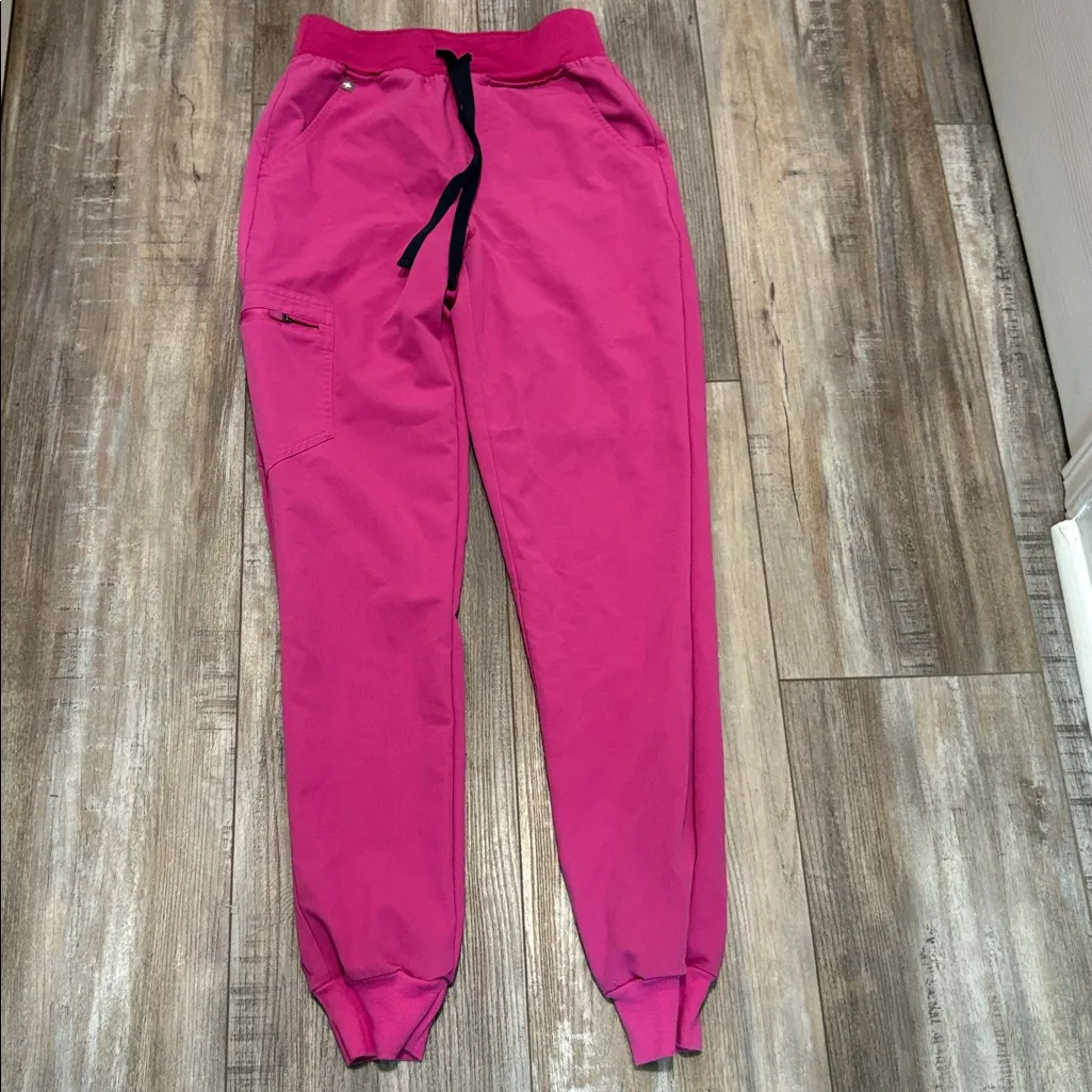 FIGS pink scrub pants size XS Tall - Image 2