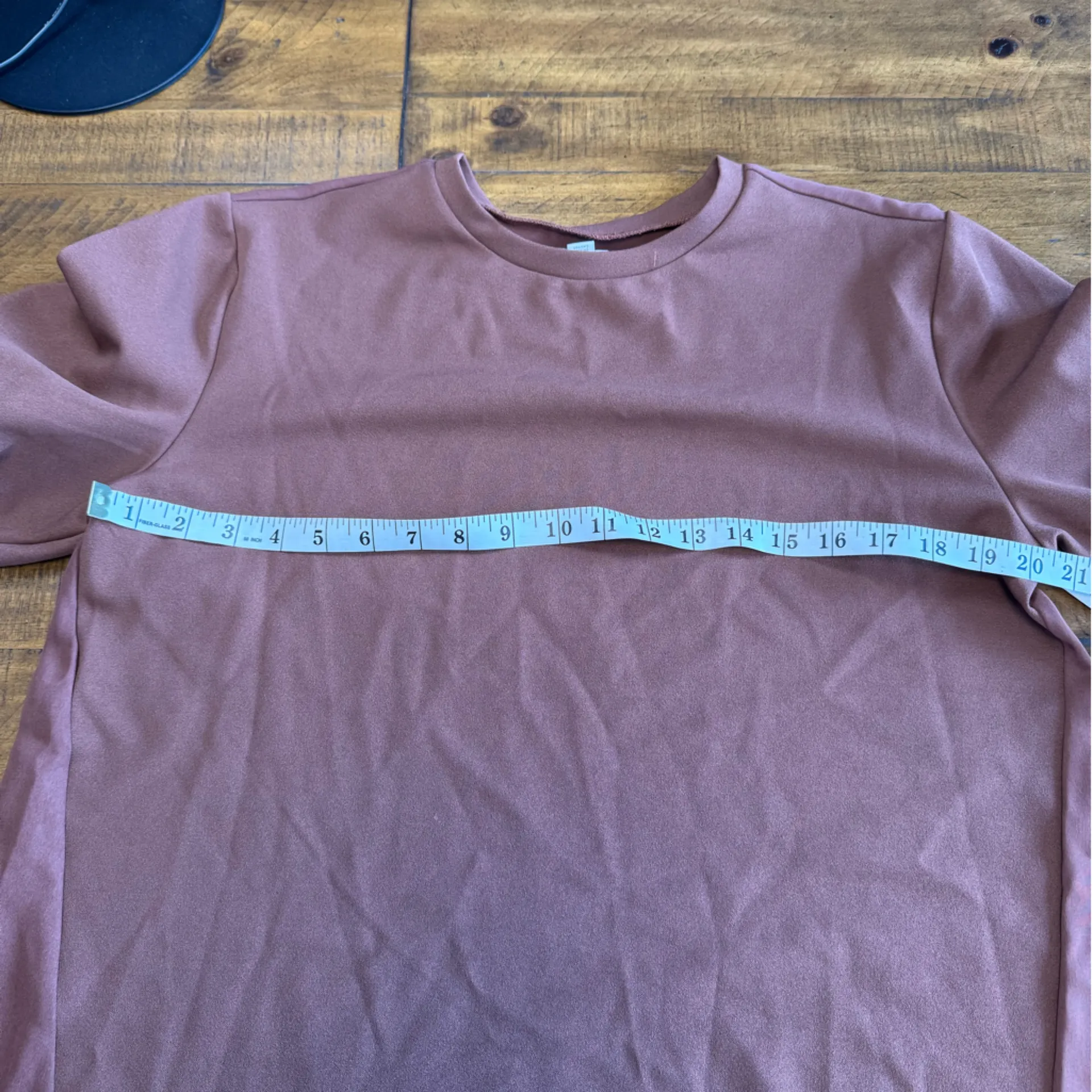 Nordstrom rack short sleeve blouse rust orange size M NWT - Image 5