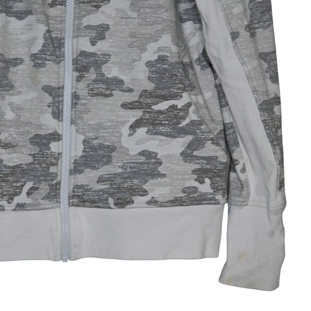 Athleta Women's M Triumph Zip Front Hoodie in Gypsum Camo - Image 6