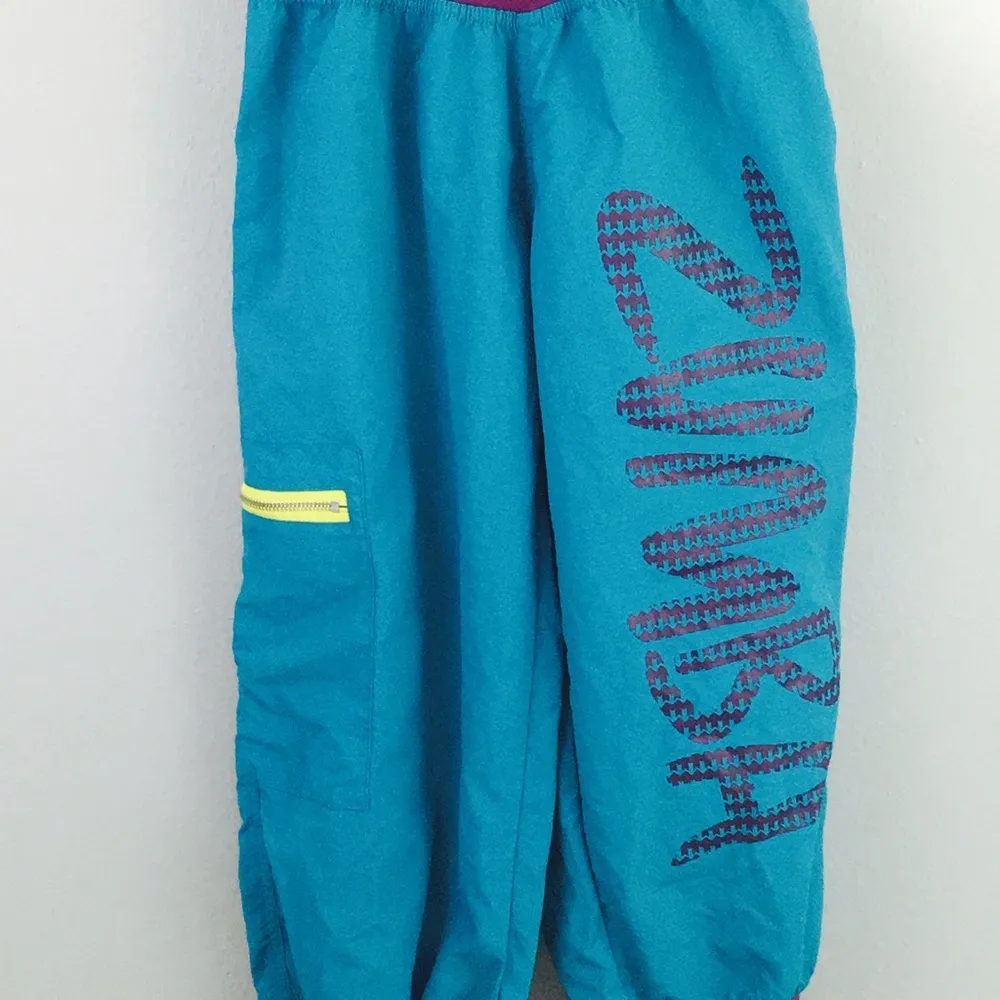 Zumba  Active Wear Blue & Purple Pants! - Image 3