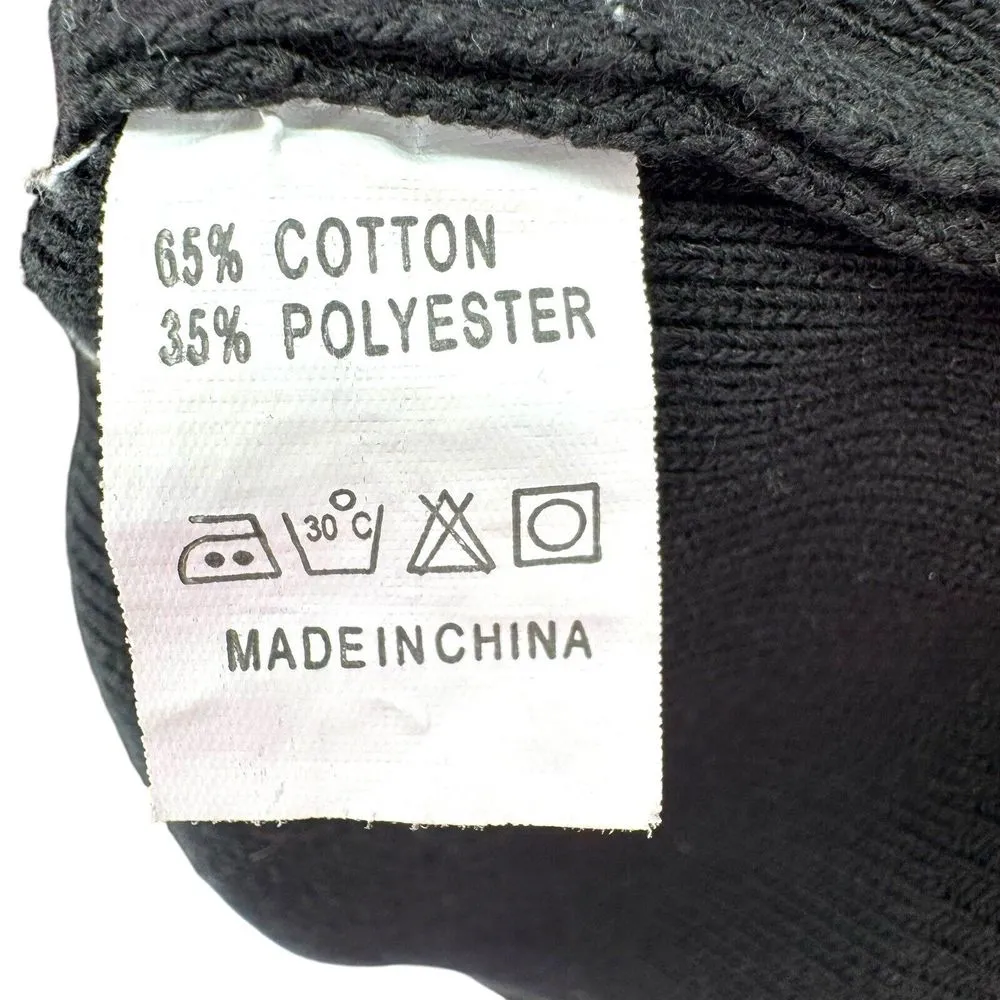 Ms. Bling‎ Women's Black Sequin Embellished Sweater Size Medium Sparkle Shine - Image 4