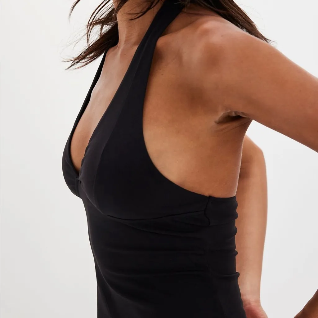 Free People Still Here Blue Halter Cami Top Size‎ XS - Image 6