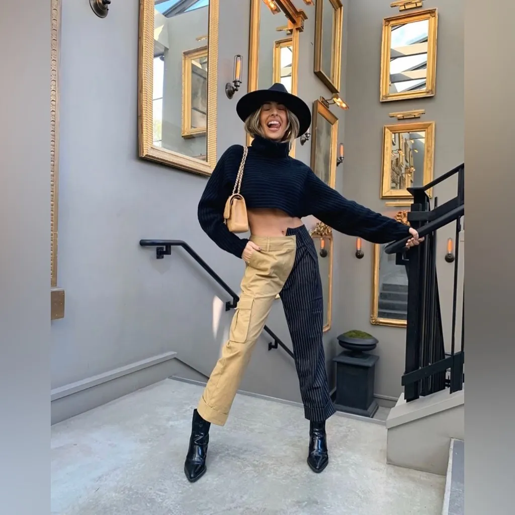 Choosy Day and Night Splice Pants Size 2 Tan - Image 4