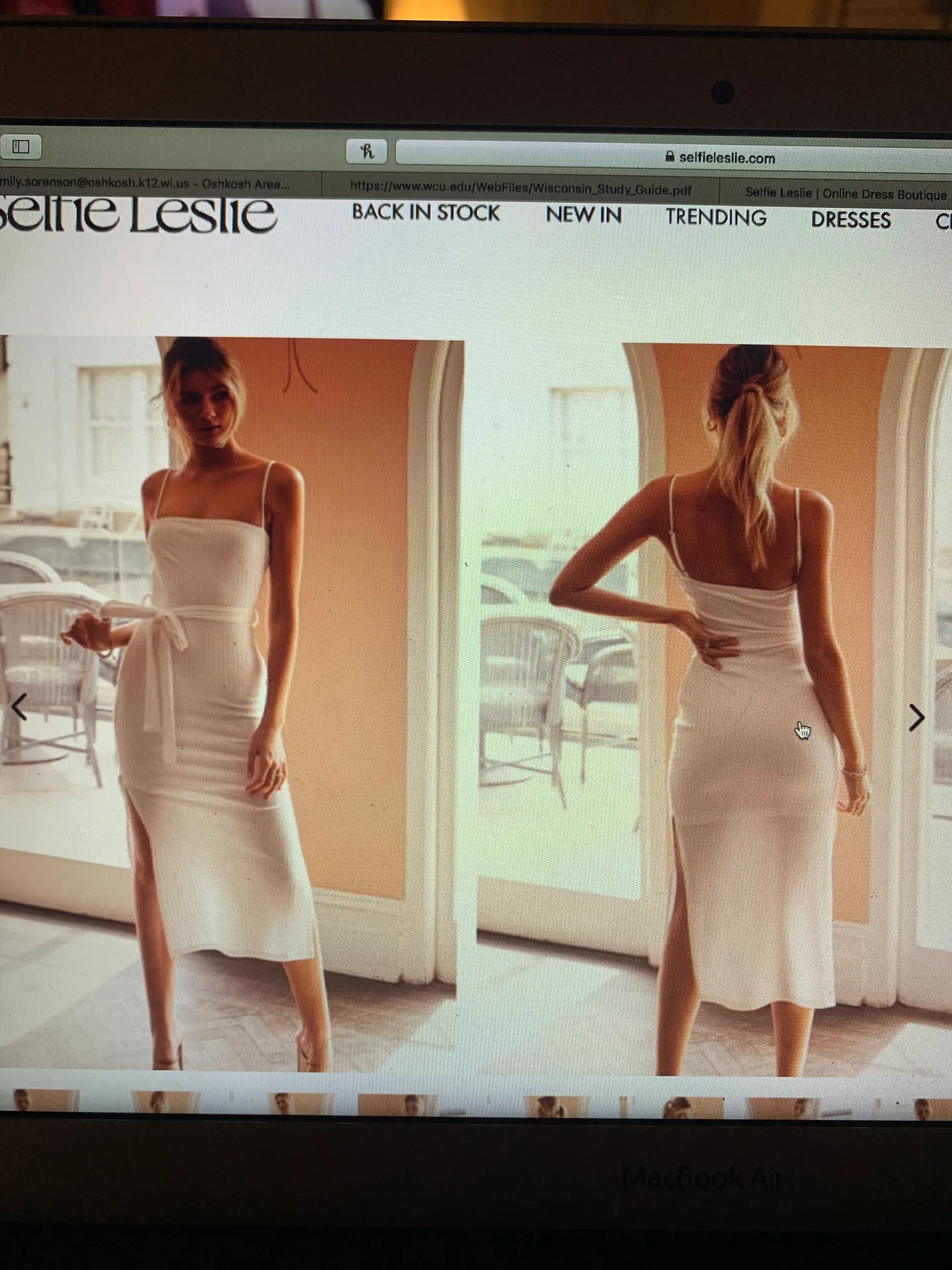 Hello Molly White Dress - Image 3