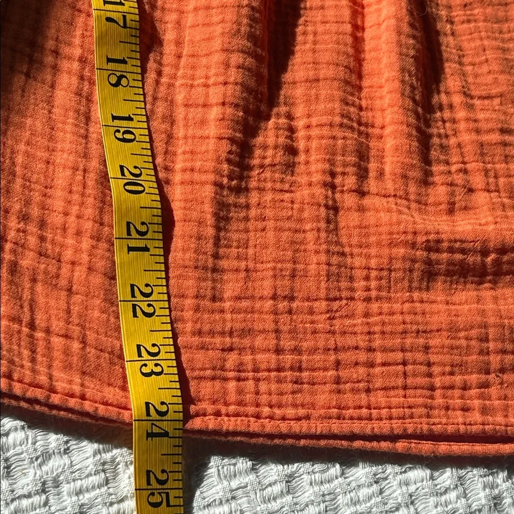 LC Lauren Conrad Vibrant Orange Blouse - Image 6