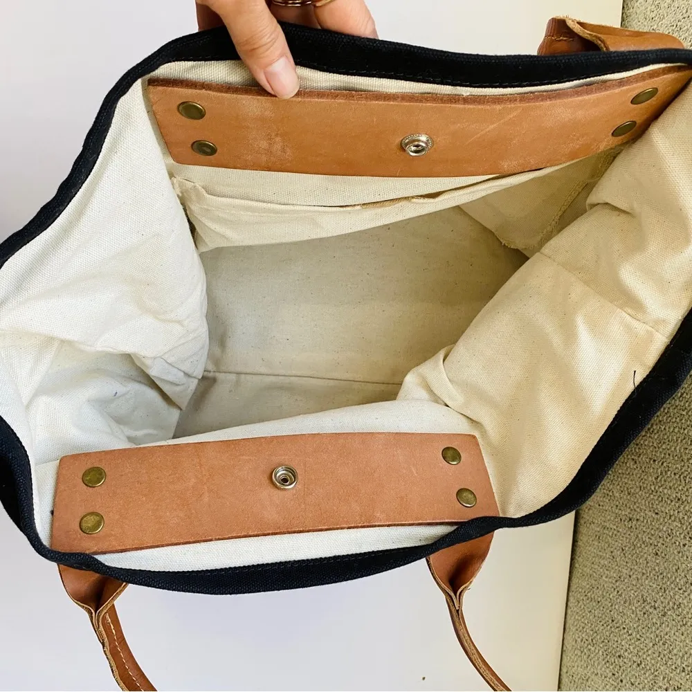 NEW Aria canvas leather tote bag - Image 3