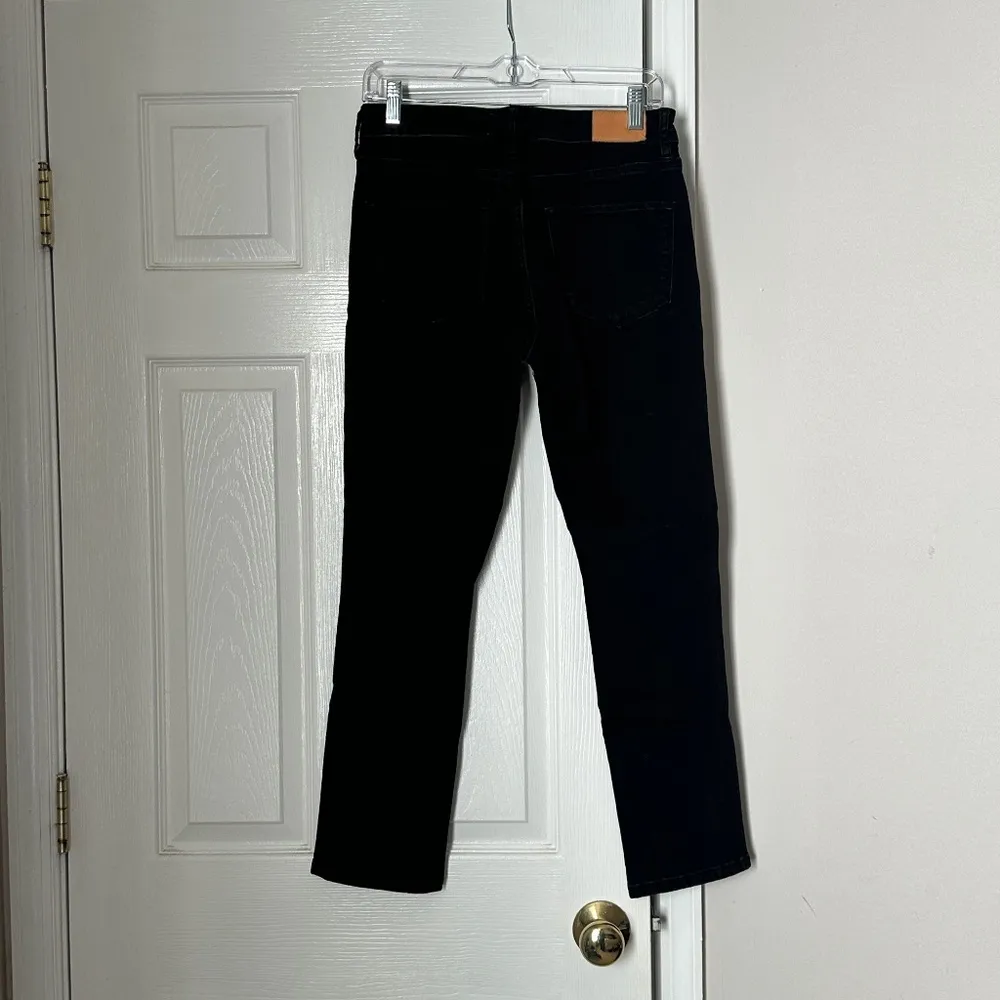 DEAR JOHN Black Jeans Size 27 Blaire Straight High Rise Cotton Blend - Image 4
