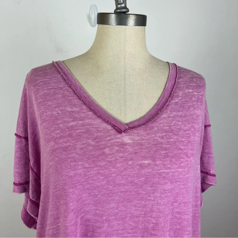 Free People  All Mine Open Back Tee - Image 3