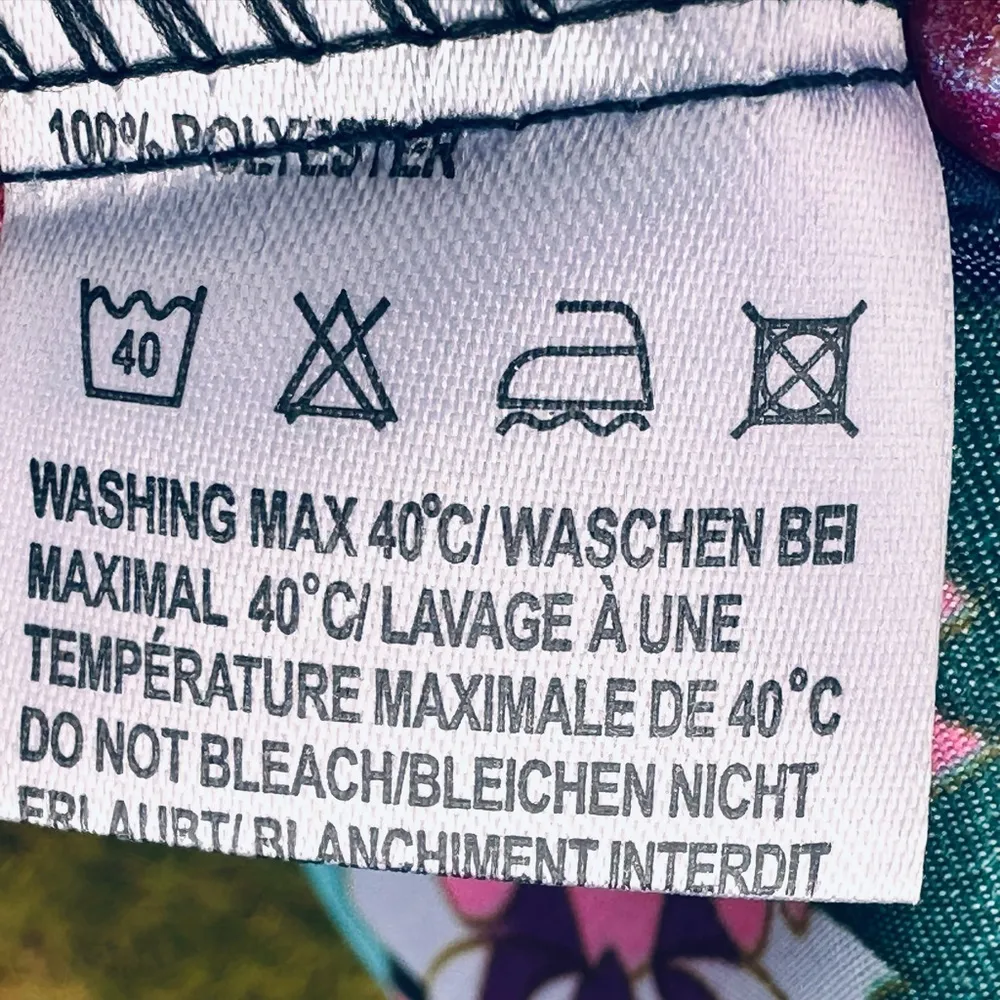 Oriental Village Blue Kimono/Robe with Floral and Peacock Design - Image 16