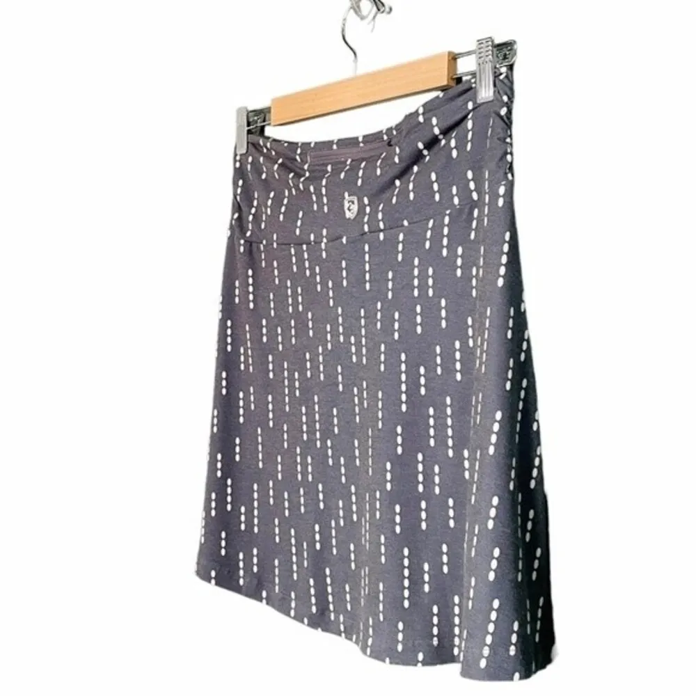 Kuhl Skirt Gray Printed Jersey Knit Kira Mini Skirt Womens Size Small Athleisure - Image 5