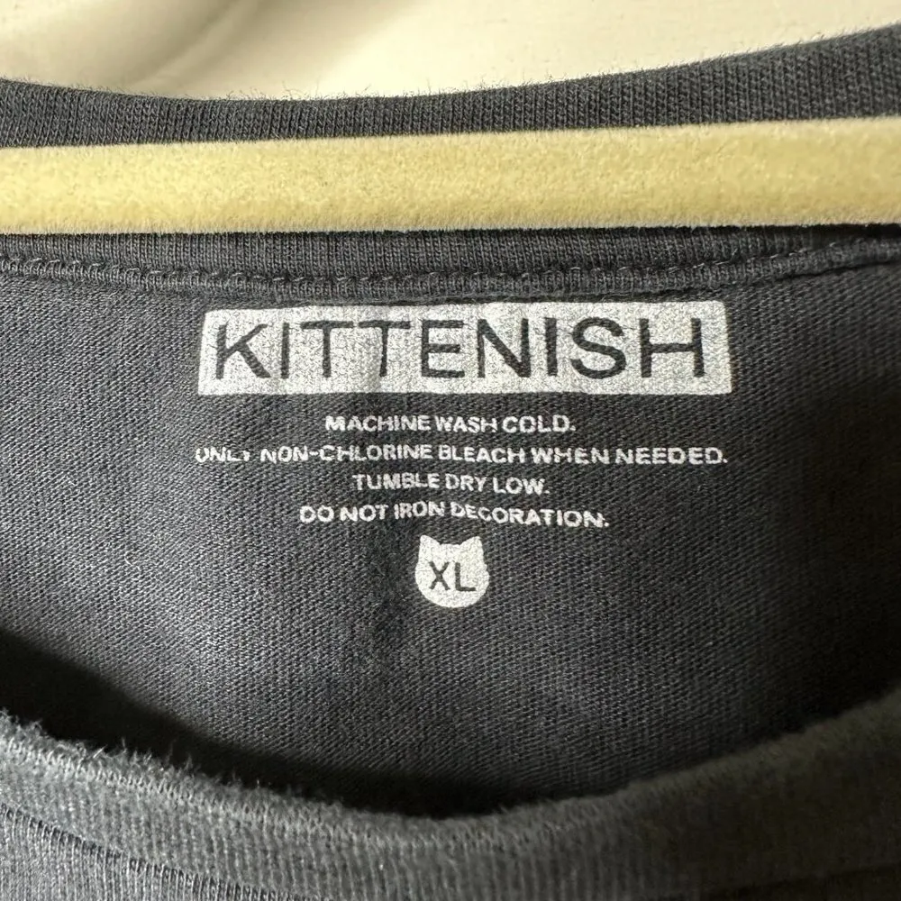 Kittenish Black SS Crop 'Tequila and Cowboys' Graphic Shirt Women's XL - Image 2