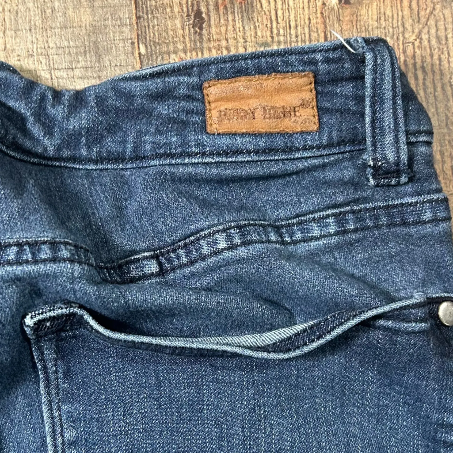 Judy Blue Plus Size Jeans Women 14W Stretch Denim Elastic Waist Tapered - Image 7