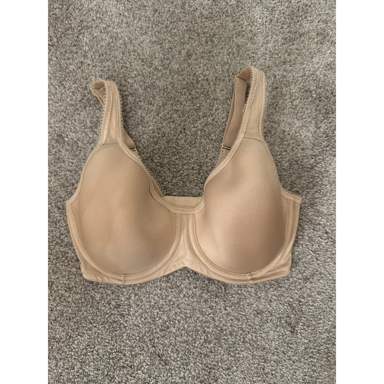 Wacoal Basic Beauty  Underwire Full Coverage T-shirt Bra Bundle(2)Tan&Lilac 32DD - Image 5