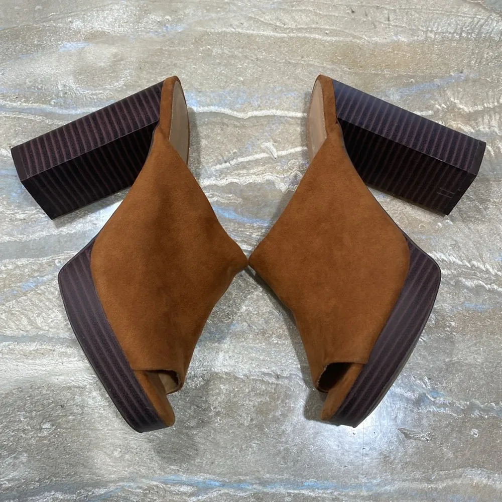 Express Brown Mules Sandals Women’s  7 - Image 4