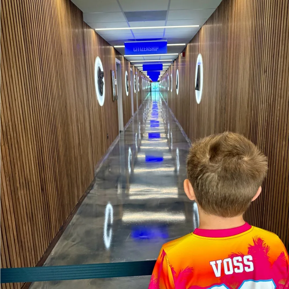 Open Edit Red and Gold Chandelier Long Dangle Earrings - Image 6