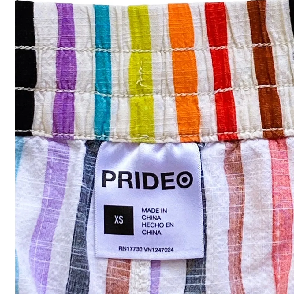 PRIDE Collection Unisex Adult Rainbow Gay LGBTQ Summer Athletic Shorts ~ XS - Image 5