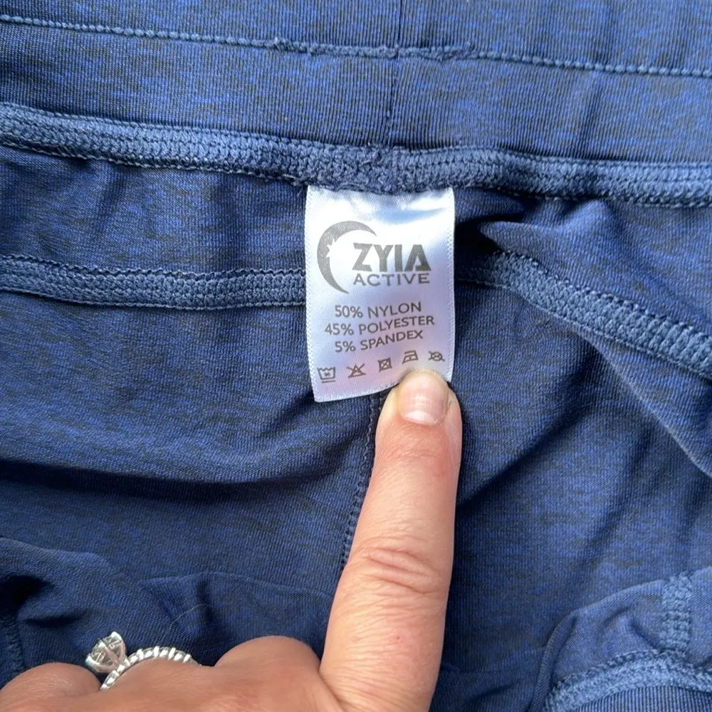 Zyia Active Cozy Jogger Pants Navy Large - Image 6