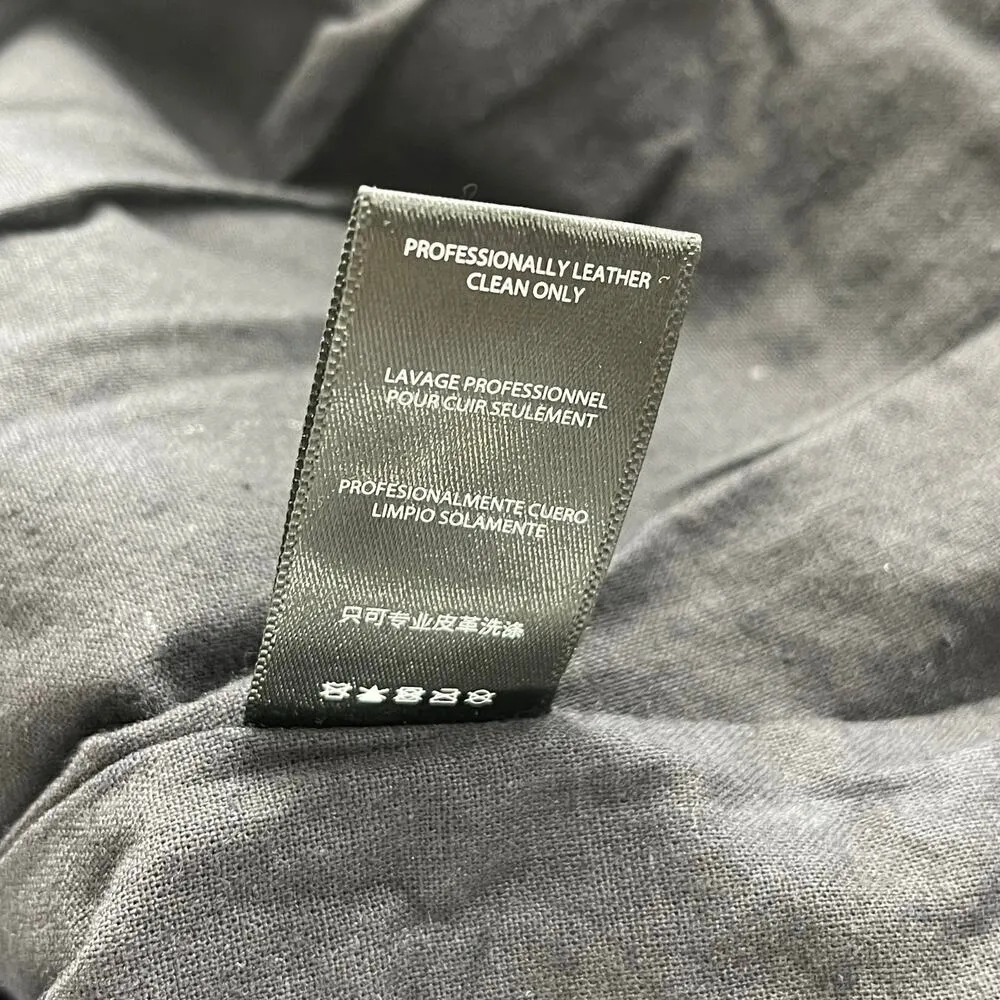 AFFLICTION Leather Jacket Women's Small NWT #99 Livestock Biker MMA Cross Zipper - Image 14