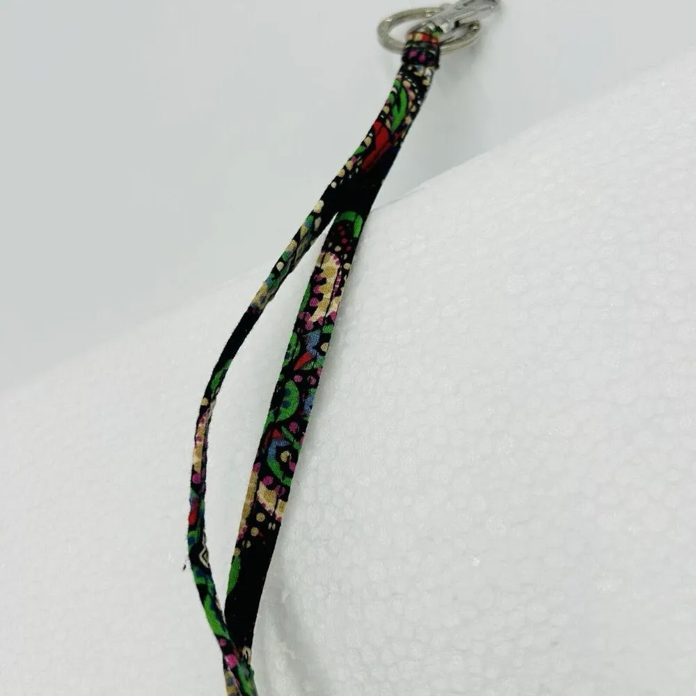 Vera Bradley Breakaway Lanyard Signature Key Ring Multicolor Floral 18” - Image 5