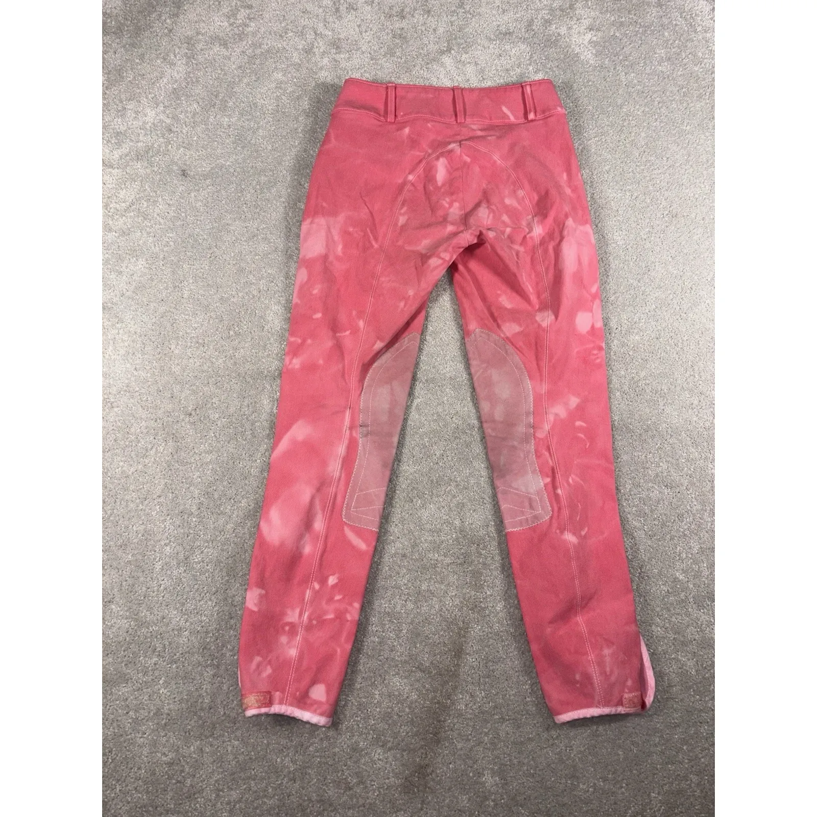 the tailored sportsman english riding pants pink tie dye Size 24 - Image 5