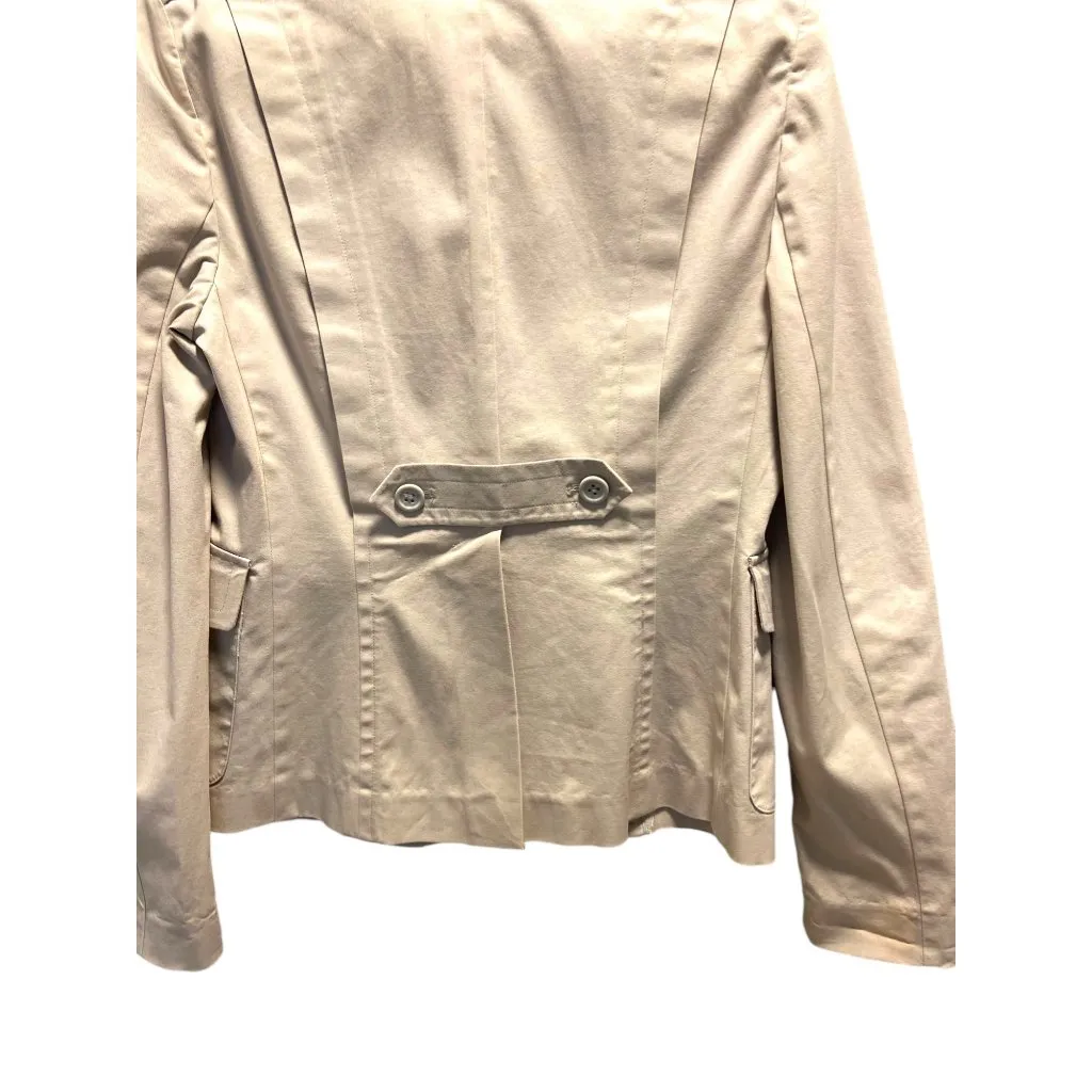 Victoria’s Secret Body By Victoria Blazer Beige Size 6 Y2K - Image 11