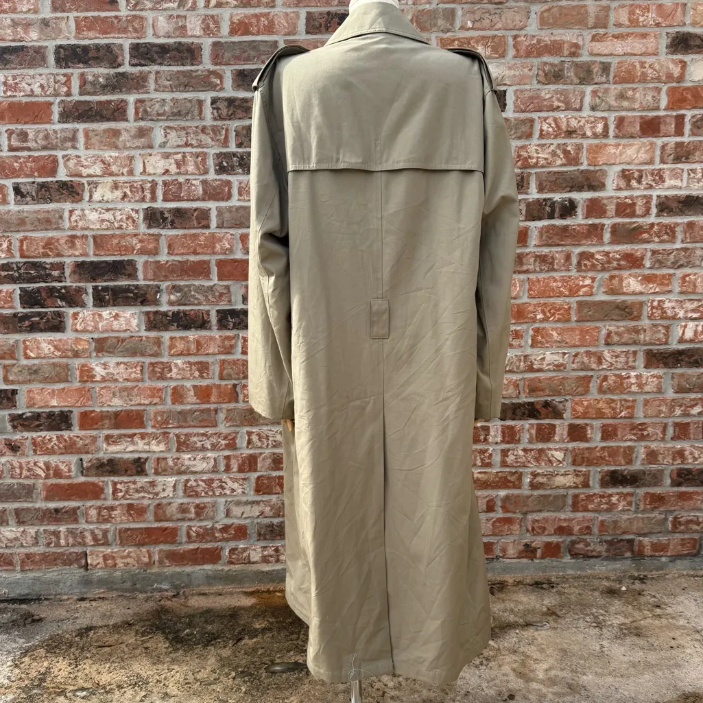 Oleg Cassini vintage heavy duty khaki peacoat / M (40 EU) / Excellent condition* - Image 4