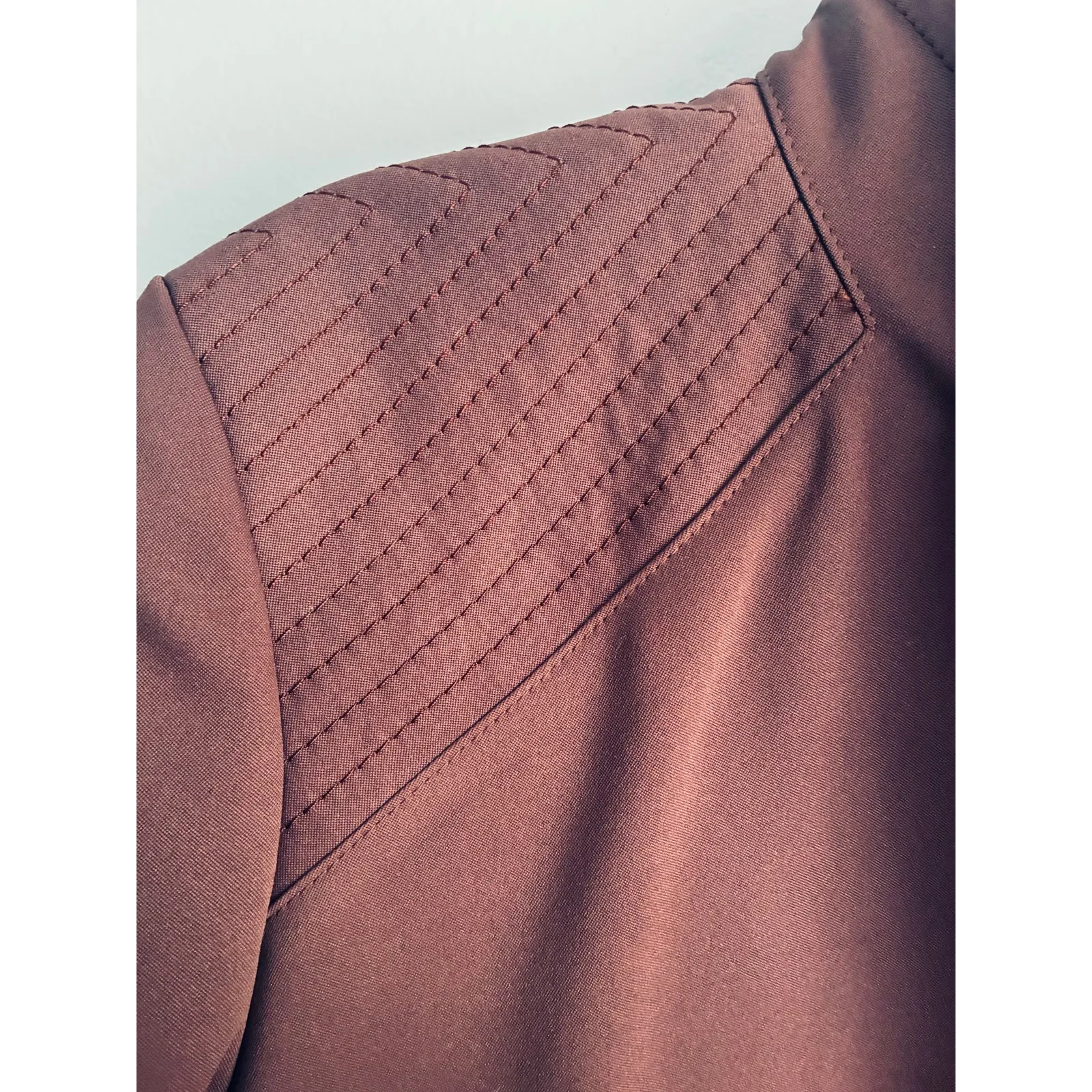 Vintage Forecaster of Boston Plum Long Trench Coat Size 13/14 (M) Made in USA Purple Size M - Image 6