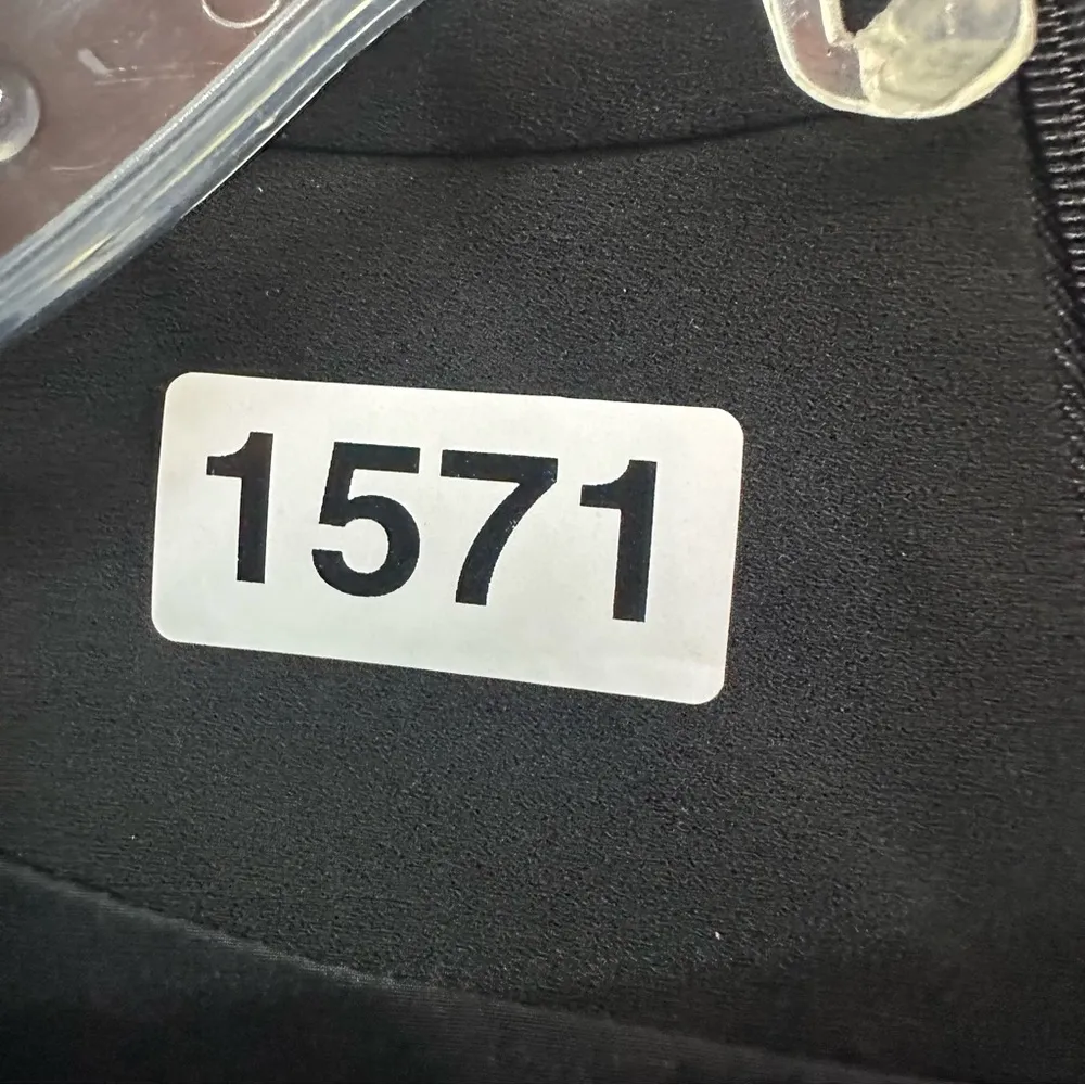 Pippa Sleeveless Layered Neck Pencil Dress Work Attire Womens 4 Black - Image 10