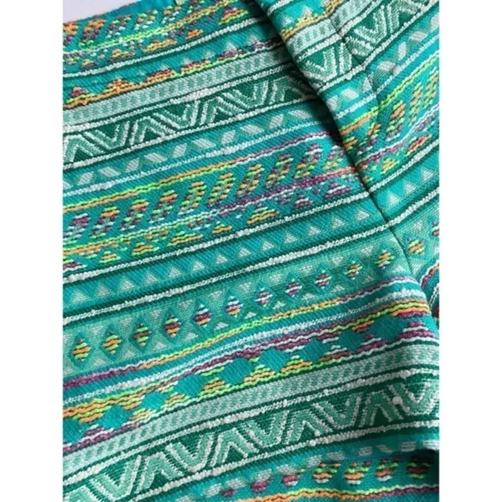 Elevenses • Green Aztec Pattern Costa Shorts - Image 3