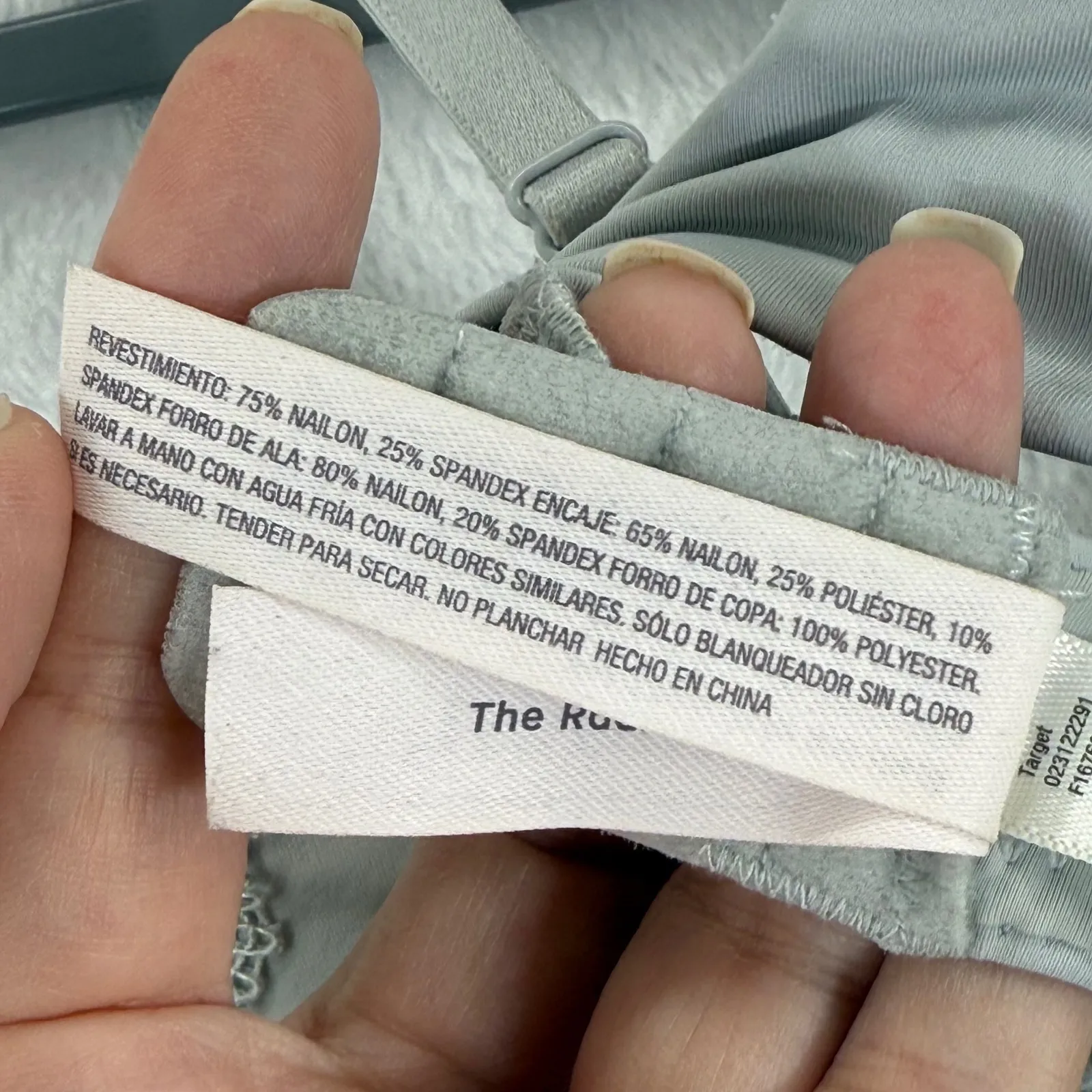 Auden The Radiant Bra 32A Gray Lace‎ Trim Padded Underwire Adjustable Strap Size undefined - Image 7