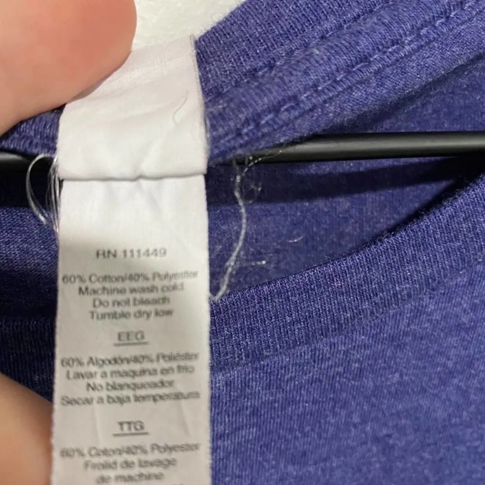 Next Level Apparel Blue T Shirt  Size XXL - Image 4