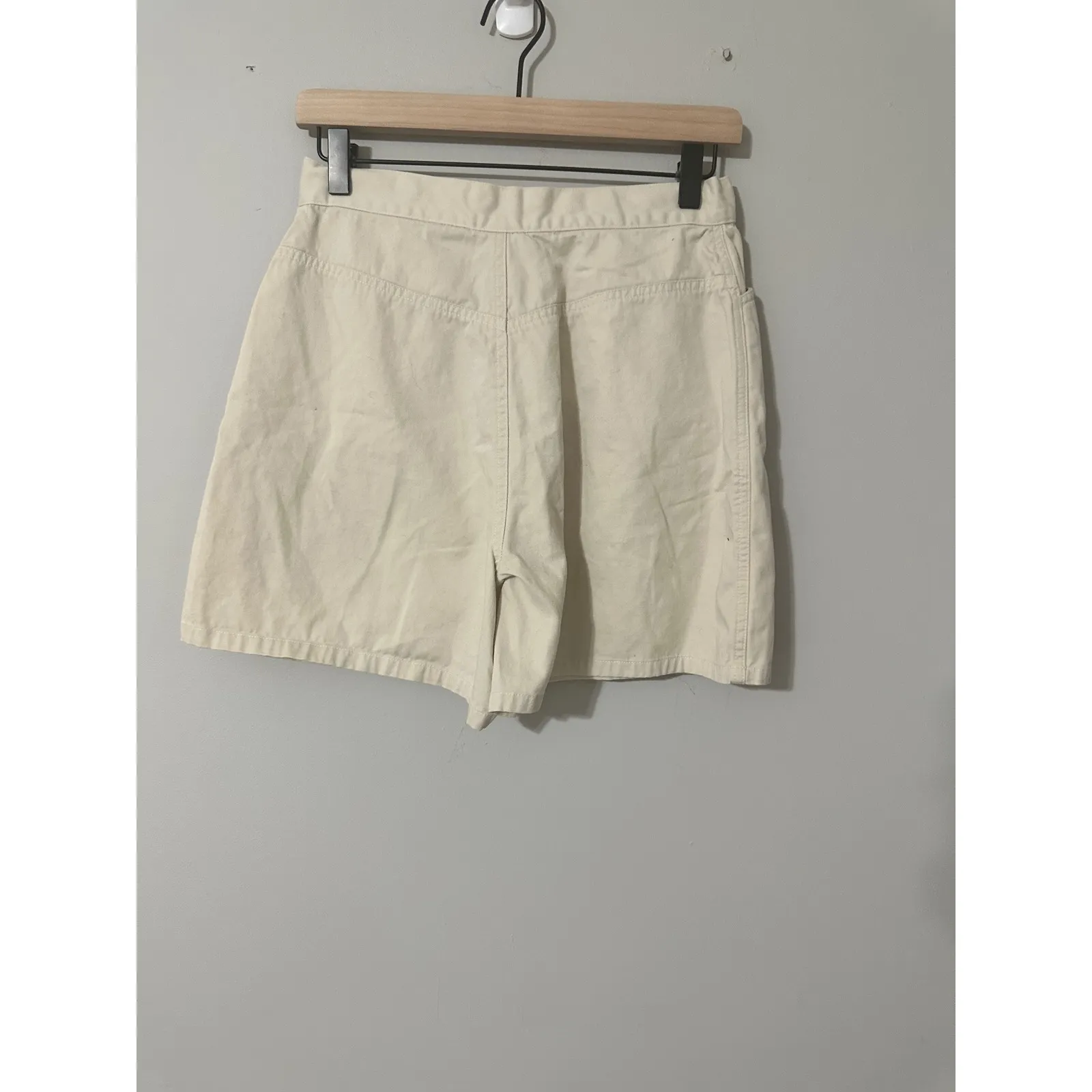 Fresno The Jean Company Women's Beige Wrap Skirt Size 7 8 Cotton vintage Tan - Image 4