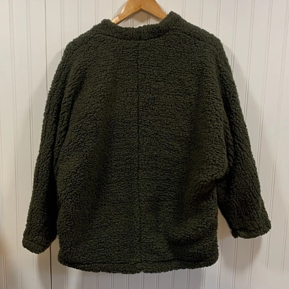 All in Favor Sherpa olive green jacket - Image 4