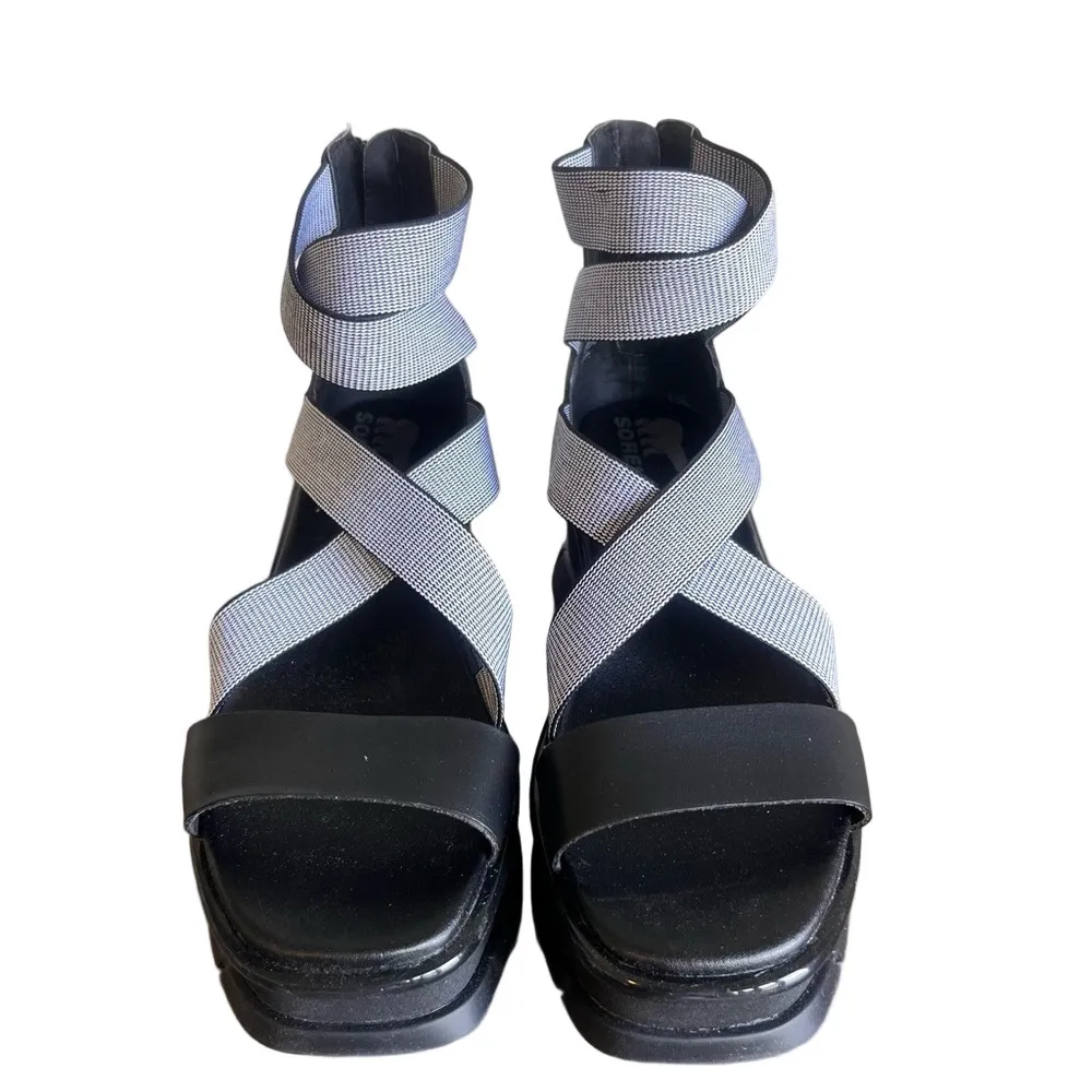 Sorel Joanie III Sport Strap Women's Wedge Sandal Size 9 #B1343 - Image 3