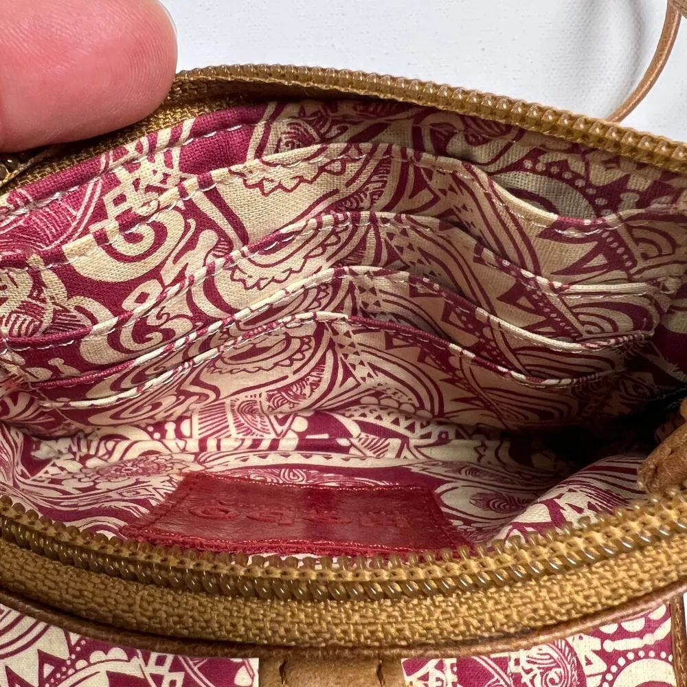 Hobo The Original Leather Crossbody Brown Wallet Organizer Card Holder - Image 13