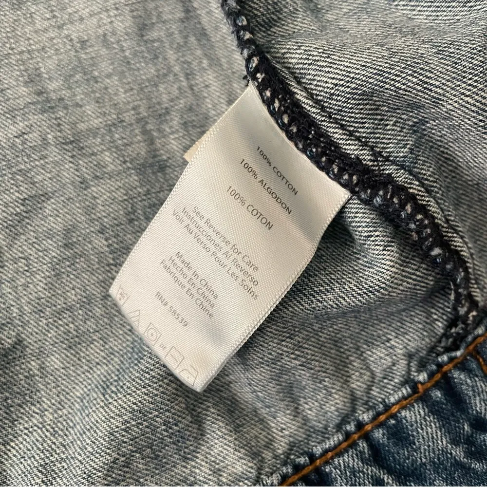 STS Blue Women’s Distressed Jean Jacket Size S - Image 12