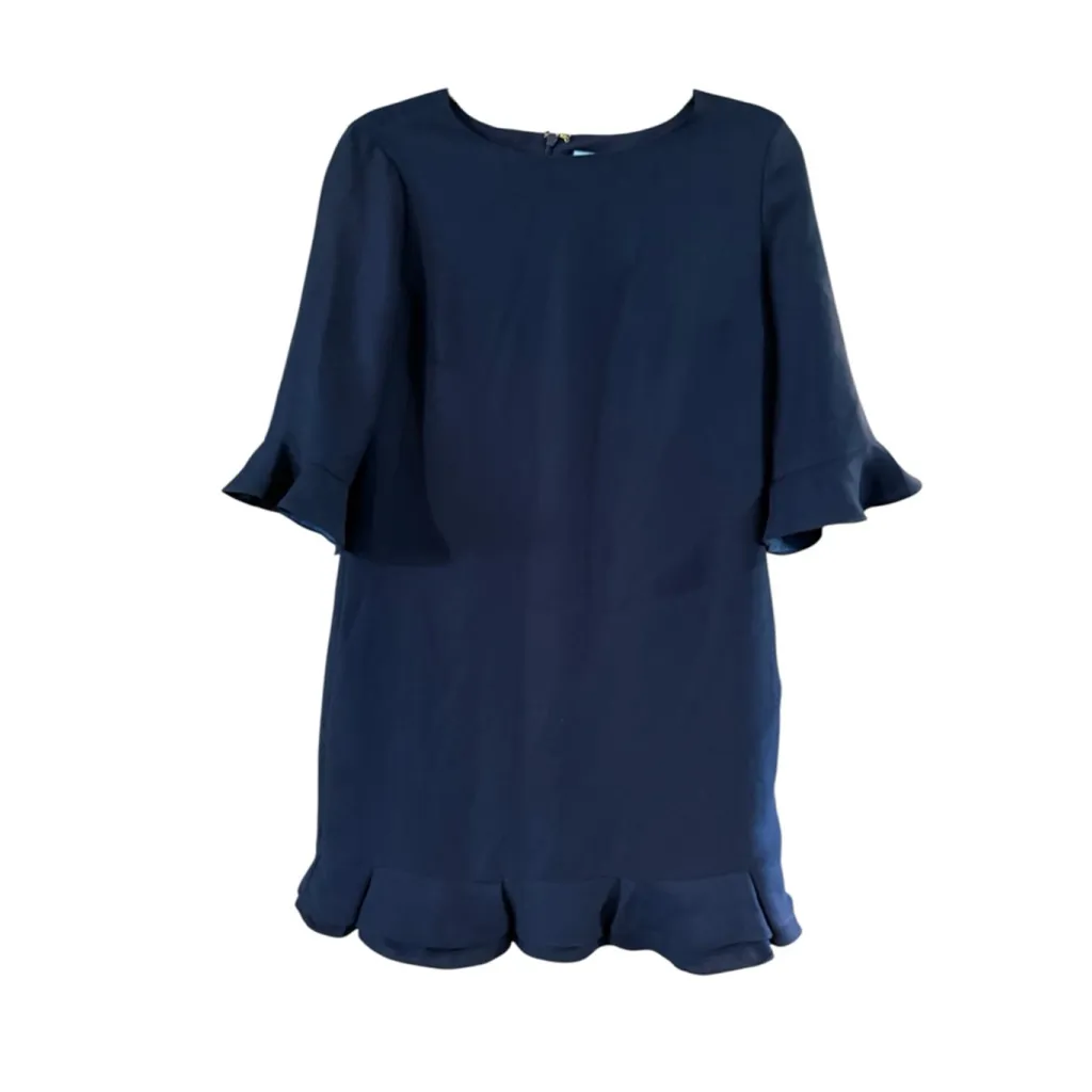 Women's CeCe Navy Ruffle Hem Mini Dress Size 2 - Image 7