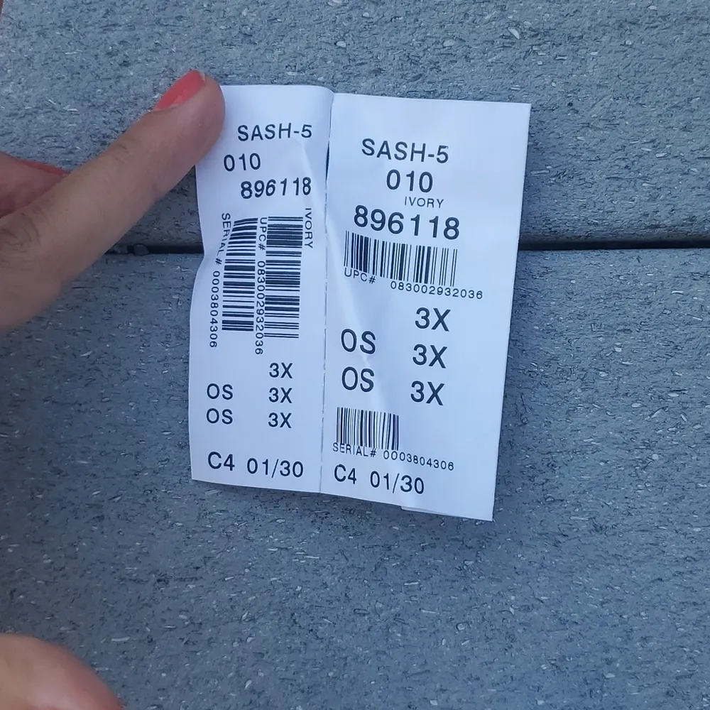 NWT Alfred Angelo Ivory Sash with Jewels Size 3X 896118 SASH-5010 - Image 8