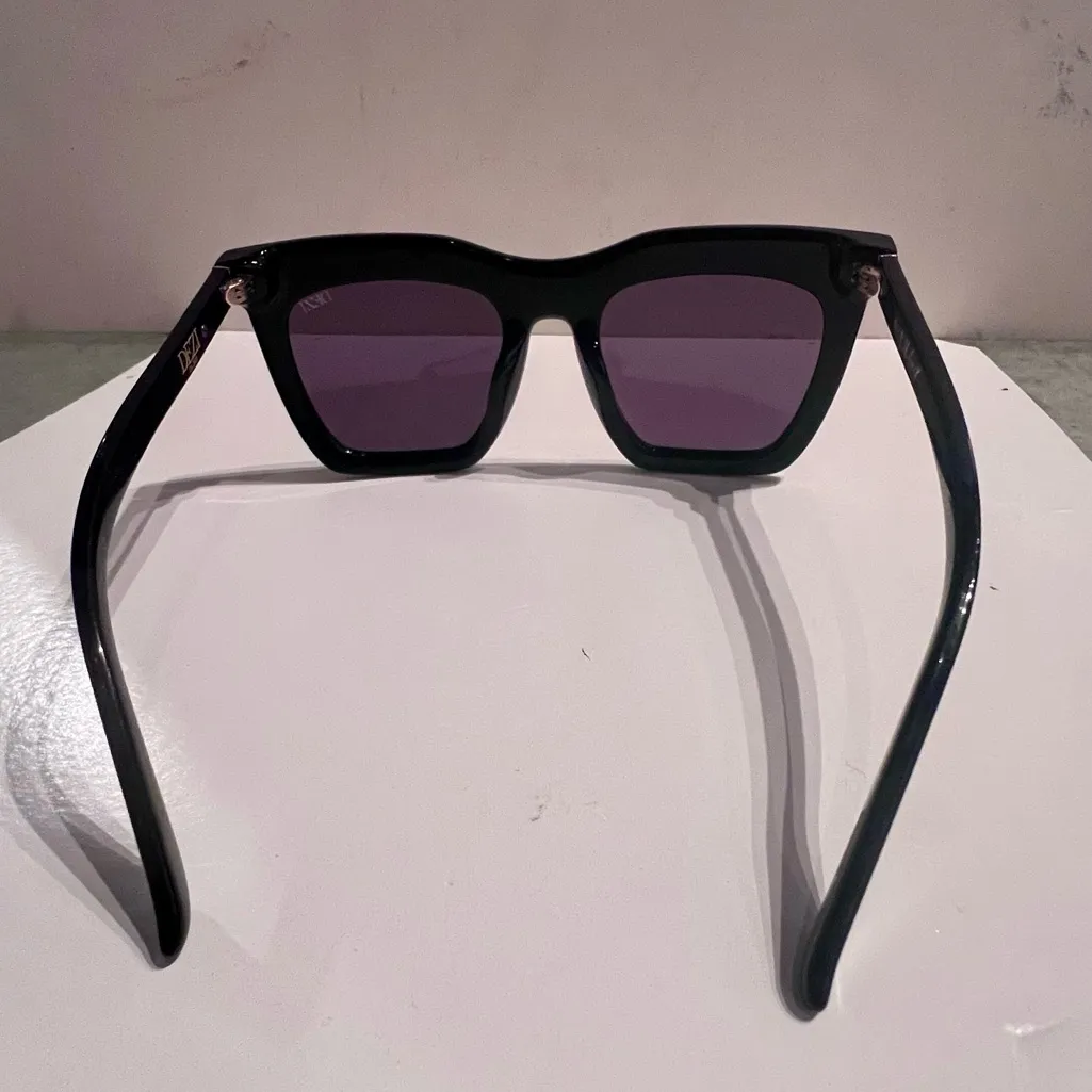 DEZI Fall Back Sunglasses Square Black Frame 53 - Image 3
