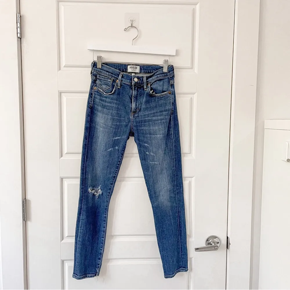 AGOLDE Sophie High Rise Skinny Crop Jeans Santa Fe - Image 28