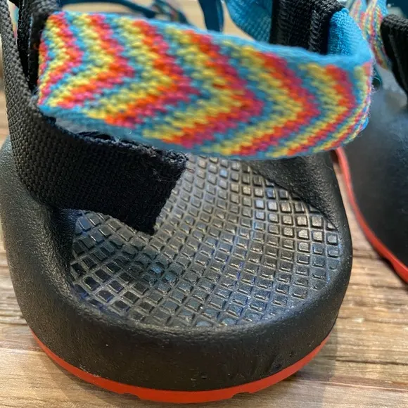 Chaco ZX/2 Yampa Women’s Size 6‎ Colorful Strappy Toe Loop Sandal W/ Vibram Sole - Image 6