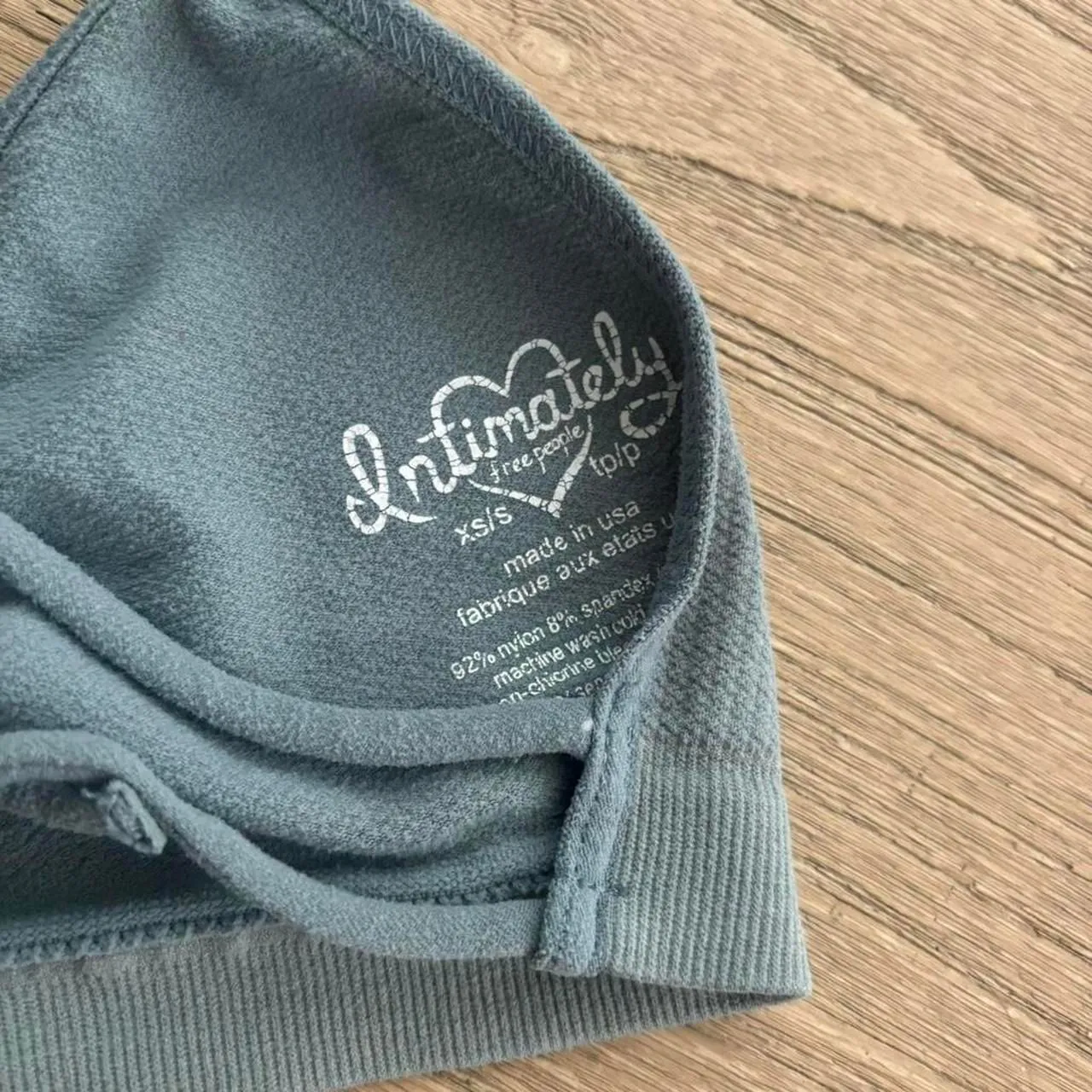 Intimately Free People Blue Bralette Open Back XS/S - Image 3