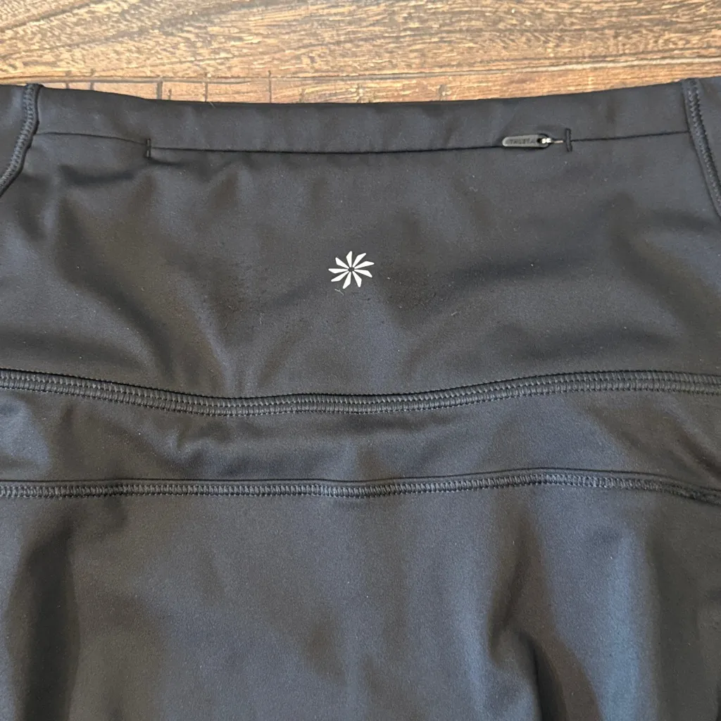 Athleta  Ace Tennis Skort 13.5" Black Size Large EUC Gorpcore Quick Dry - Image 6