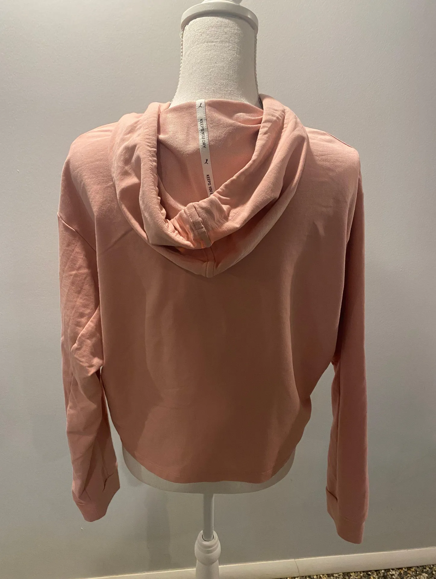 elevated logo crop pullover hoodie - Image 2