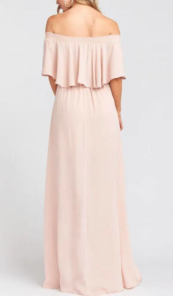 SHOW ME YOUR MUMU LINED DOUBLE SLIT VERSATILE RUFFLE TOP DRESS LARGE - Image 2