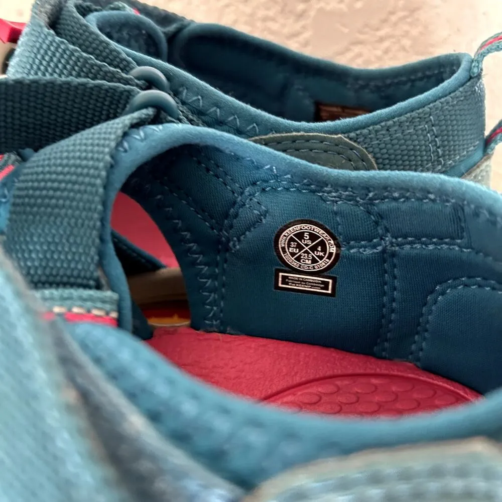 Keen Newport H2 Deep Lagoon Blue Pink Womens Size 5 - Image 5
