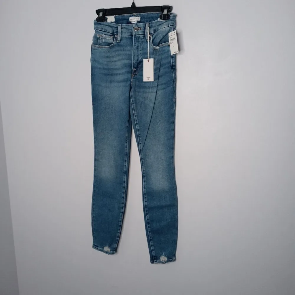 Good American skinny high rise jeans size 0/25 - Image 2
