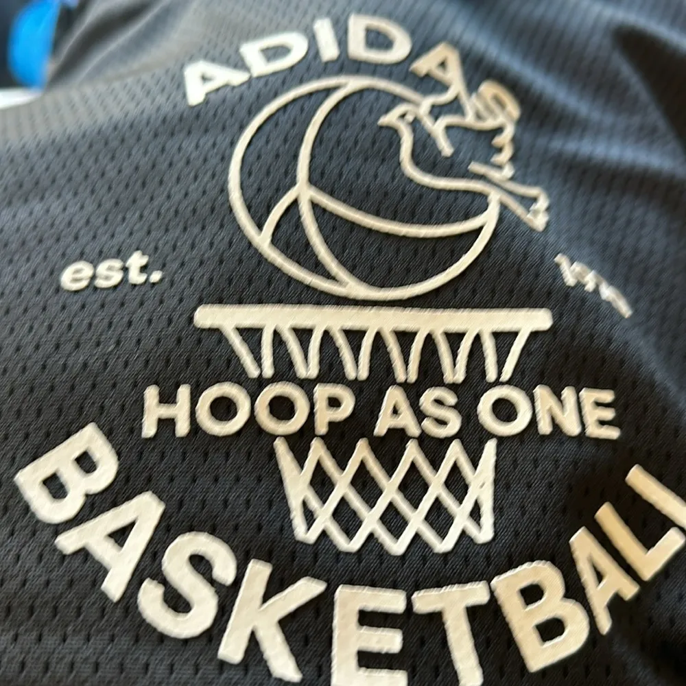 NWT Adidas Basketball SELECT JERSEY TANK TOP Black Large - Image 10